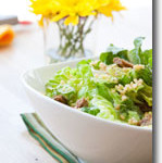 Caesar Salad with Pine Nuts and Cashews